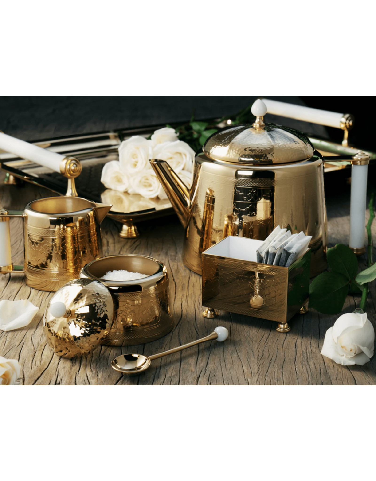 Palace Gold Tea Set, Sugar & Creamer