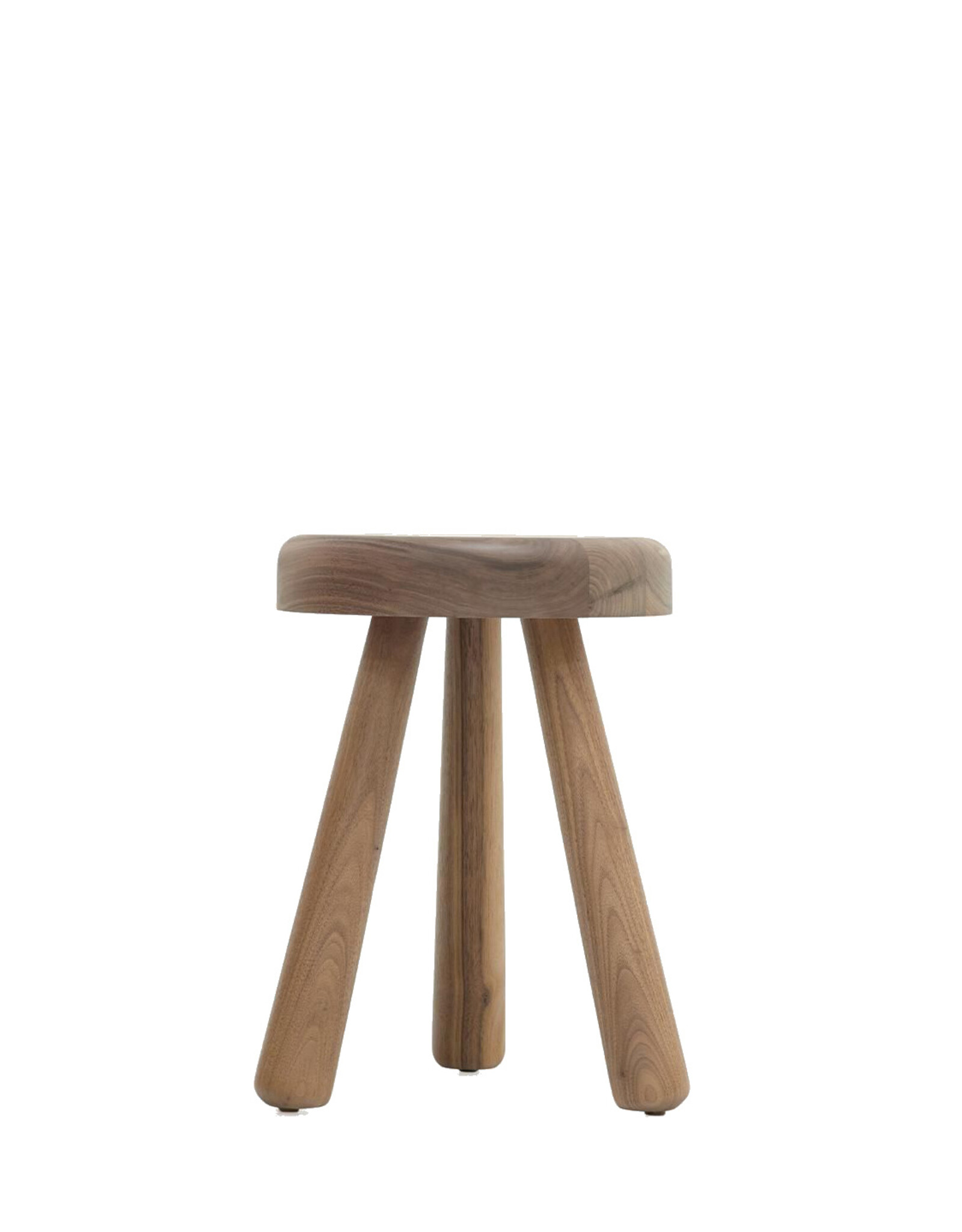 Moo Stool, 20h Ebony on Ash