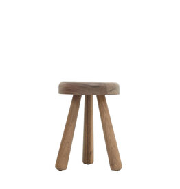Moo Stool, 20h Ebony on Ash