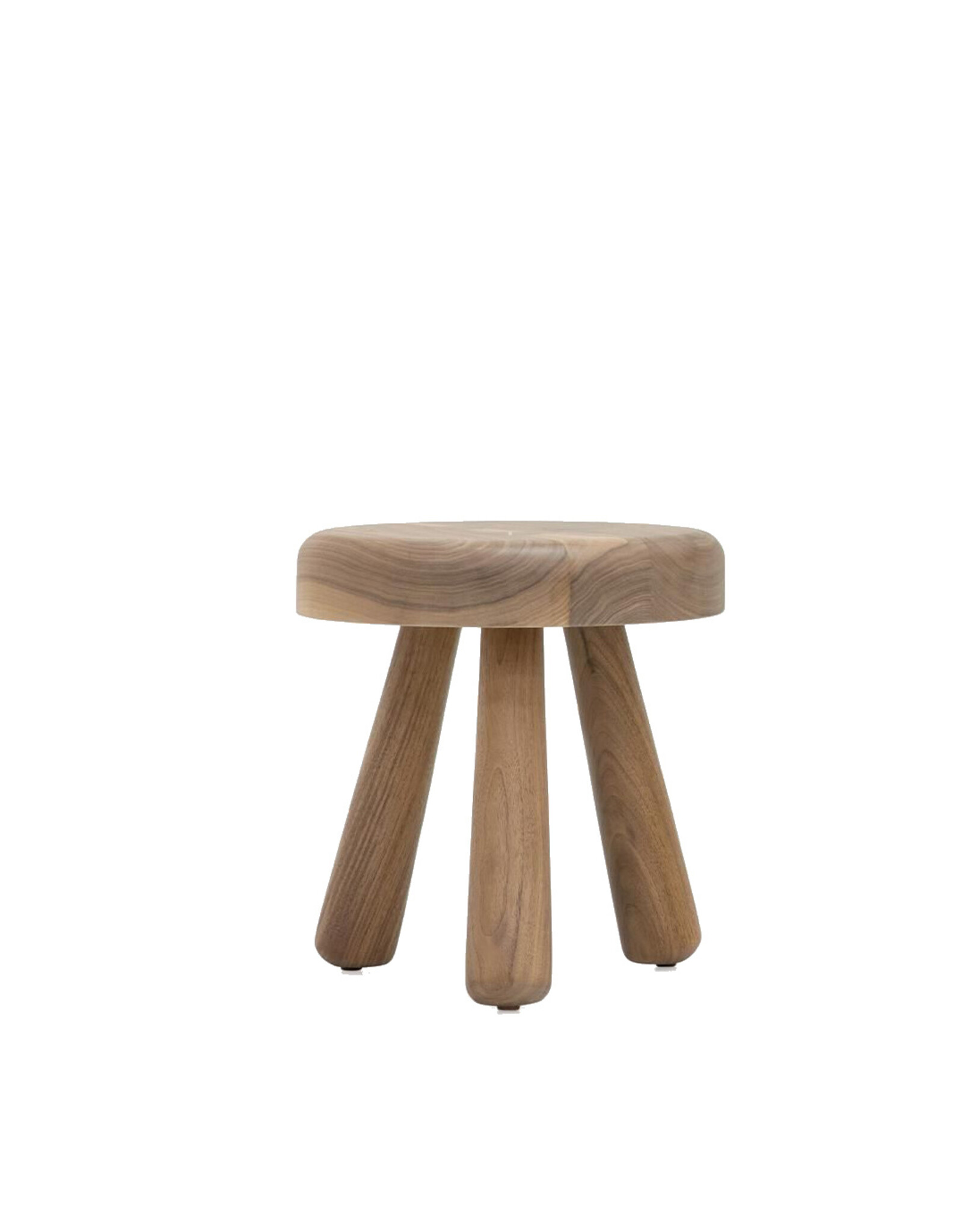 Moo Stool, 15h Ebony on Ash