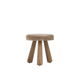 Moo Stool, 15h Ebony on Ash