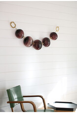5 Bead, Alabaster + Oxidized 51"