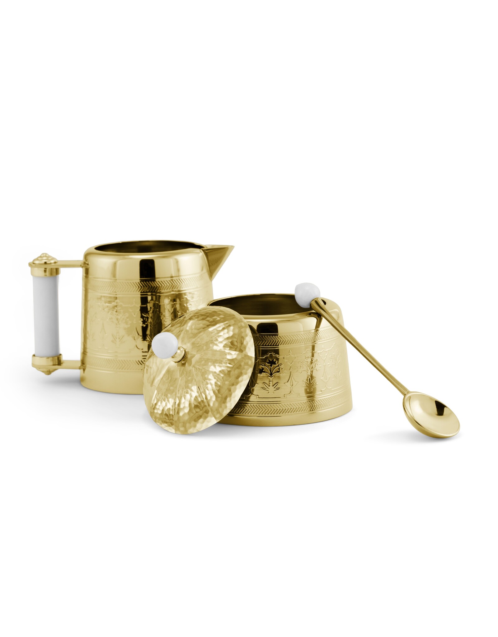 Palace Gold Tea Set, Sugar & Creamer