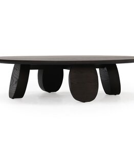 Olive Oval Coffee Table, Walnut