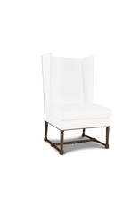 Salamanca II Chair, Ebony / White Linen