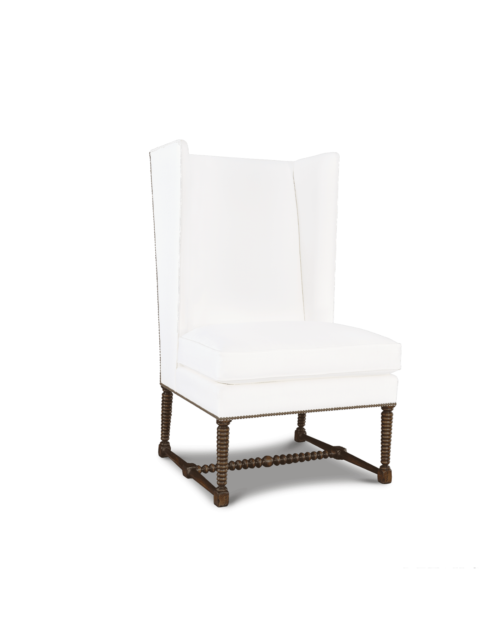 Salamanca II Chair, Ebony / White Linen