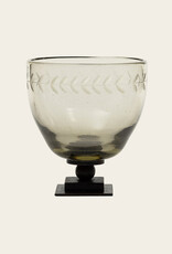 Mama-Cita Bowl W/ Etched Bowl & Raised Iron Stand