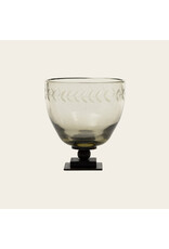 Mama-Cita Bowl W/ Etched Bowl & Raised Iron Stand