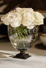 Mama-Cita Bowl W/ Etched Bowl & Raised Iron Stand