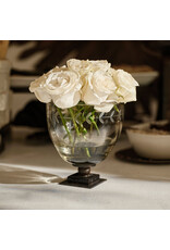 Mama-Cita Bowl W/ Etched Bowl & Raised Iron Stand