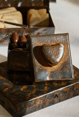 El Corazon Box W/ Heart Wax Cast Iron On Lid