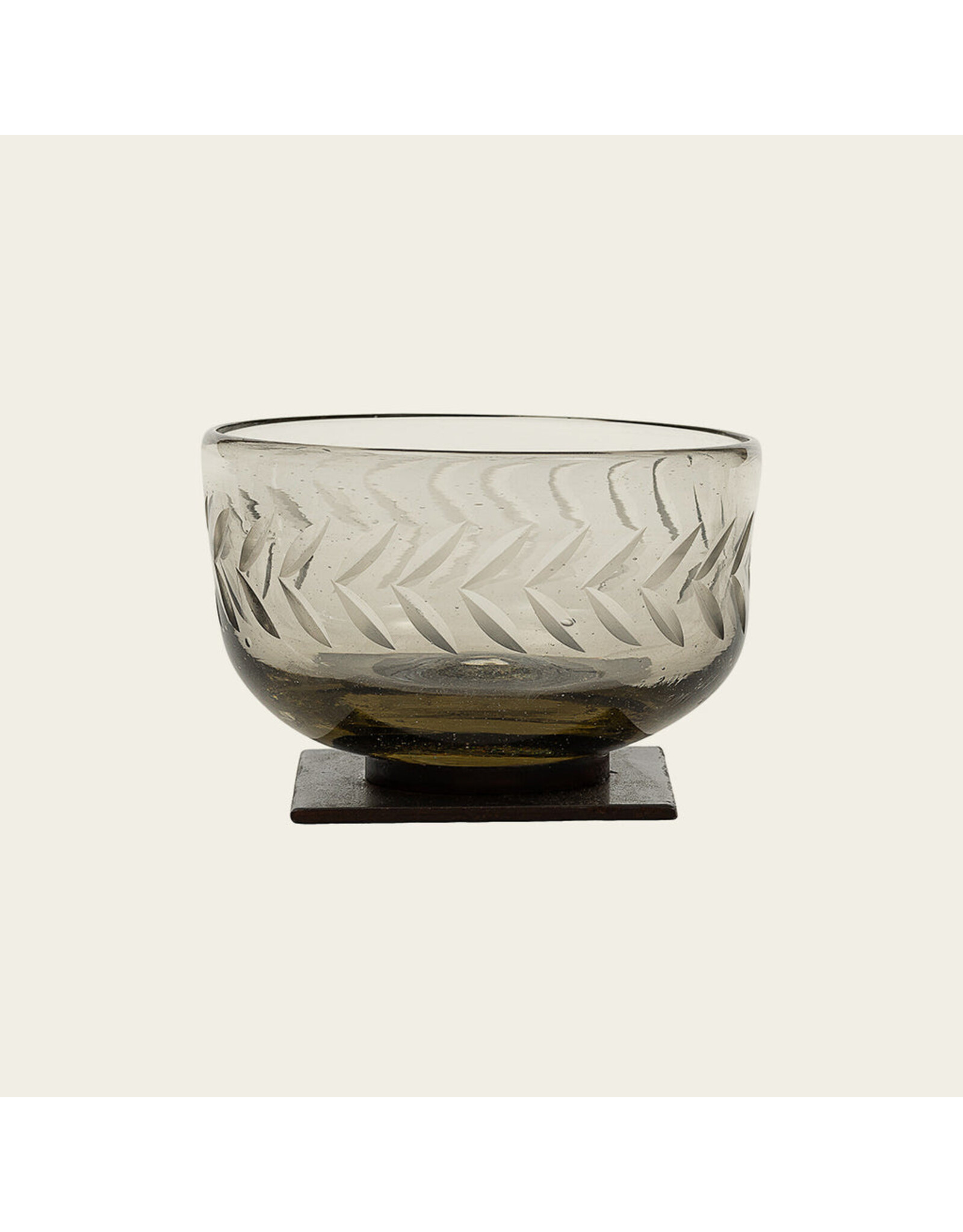 Lujo-Citi Bowl W/ Laurel Etched