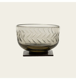 Lujo-Citi Bowl W/ Laurel Etched