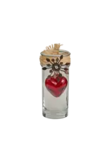 Adelita Sacred Heart Votive Candle, Red