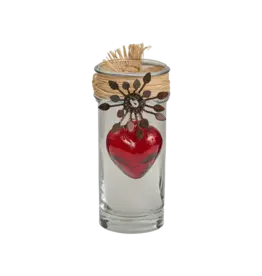 Adelita Sacred Rojo Heart Votive