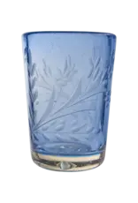 El Predilecto Etched Glass, Blue