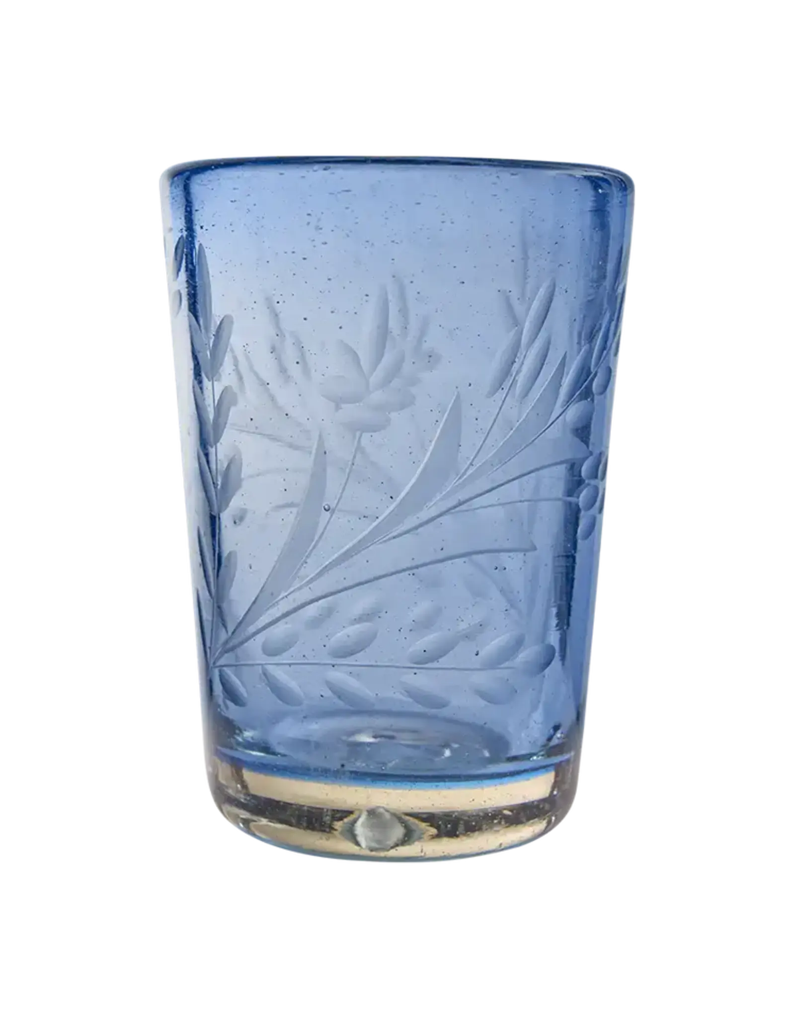 El Predilecto Etched Glass, Blue