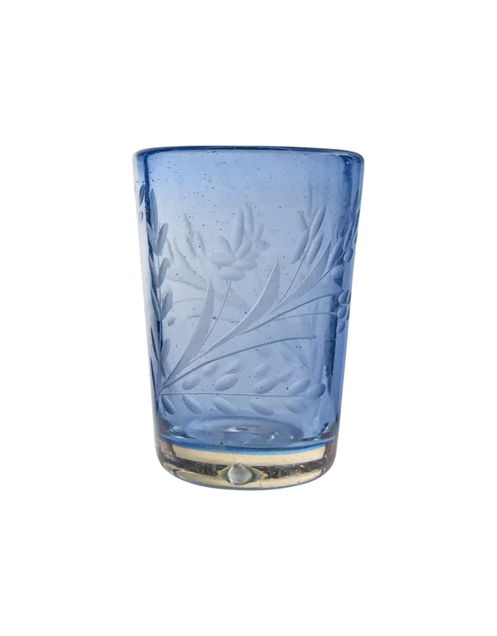 El Predilecto Etched Glass, Blue