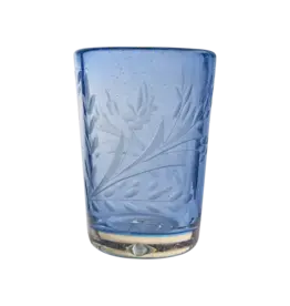 El Predilecto Etched Glass, Blue
