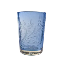 El Predilecto Etched Glass, Blue
