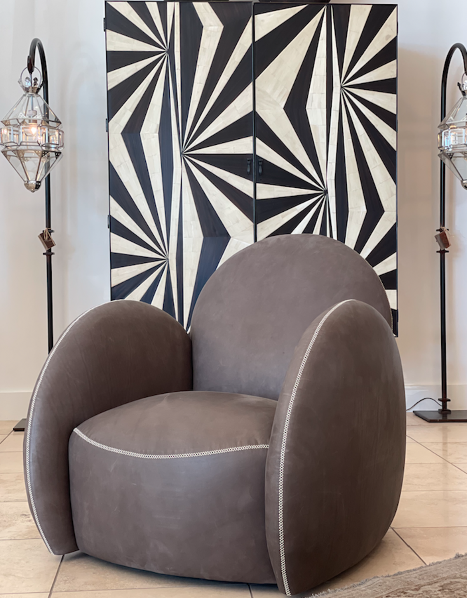 Chloe Swivel Club Chair