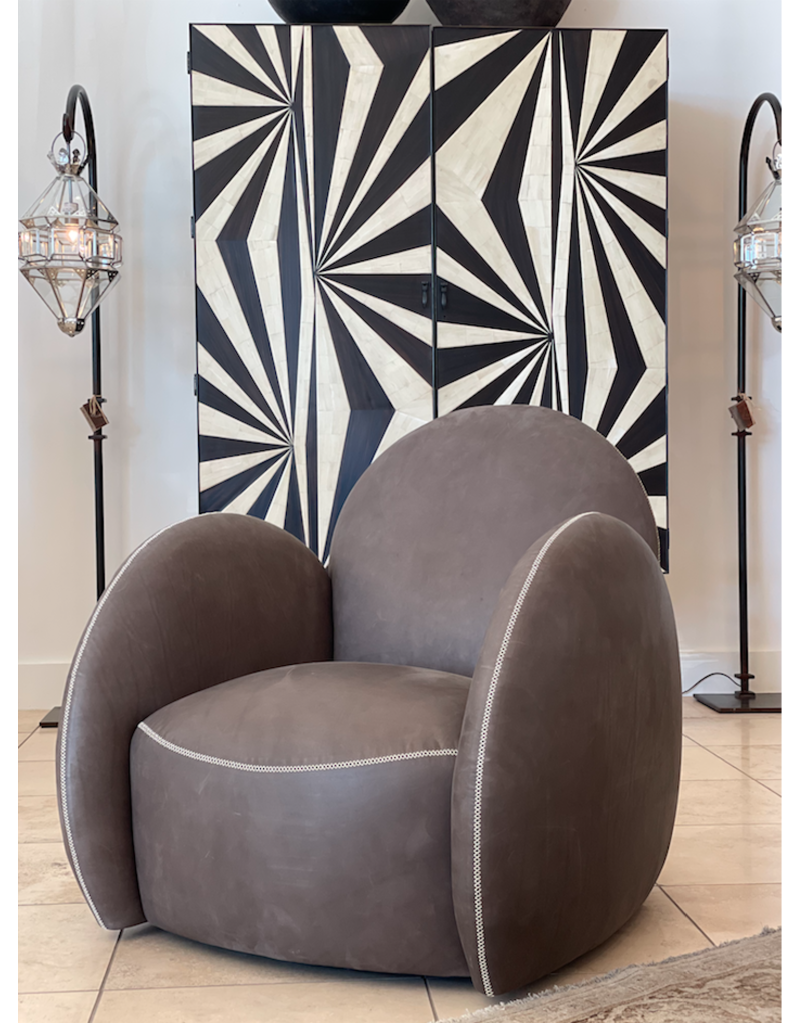 Chloe Swivel Club Chair