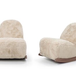 Arthur Rocker with Arm, Walnut