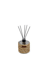 Côté Bougie Diffuser Raphia Cuir Yara, 500 mL, Rose Oud