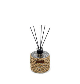Côté Bougie Diffuser Raphia Cuir Yara, 500 mL, Rose Oud