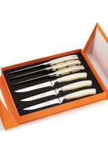 Mother of Pearl Steak Knives, Set of 6