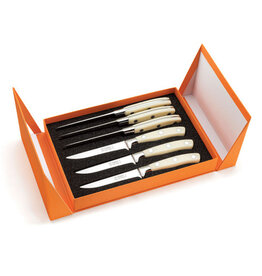 Mother of Pearl Steak Knives, Set of 6