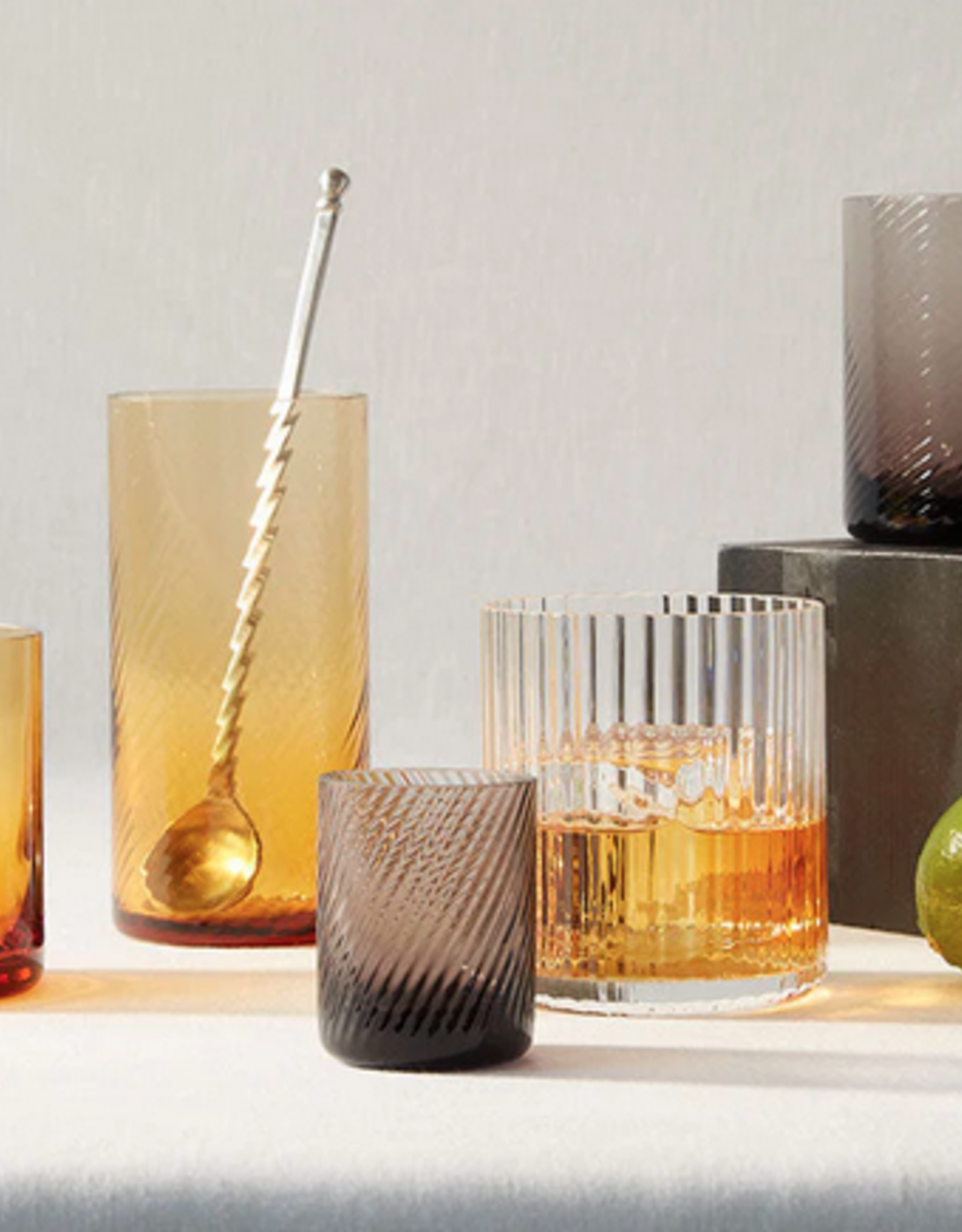 Bembo Pleat Highball, 15oz, B1197C.1