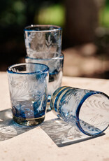 El Predilecto Etched Glass, Blue
