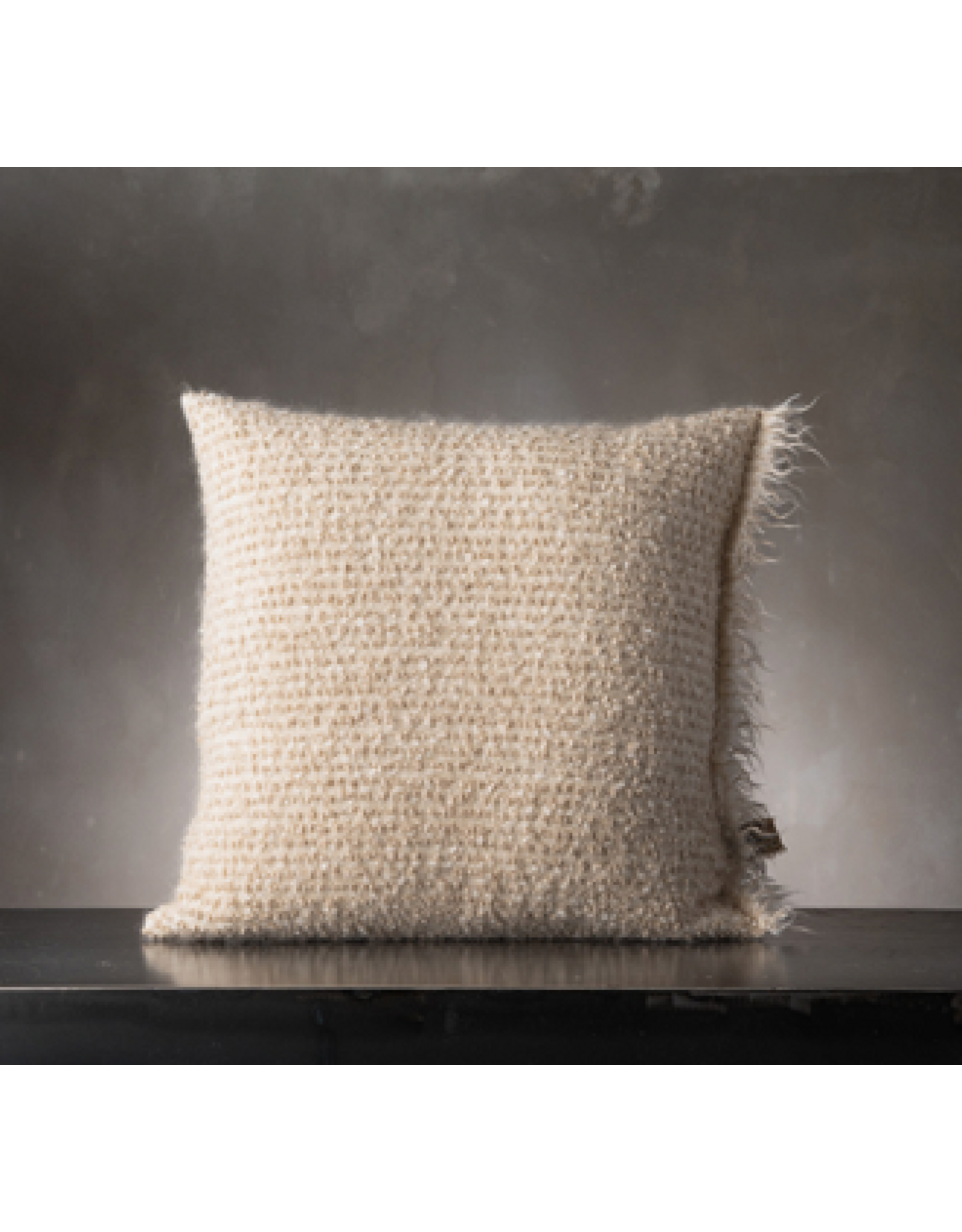 House of Lyria Ariete Pillow, Cream 23 x 23