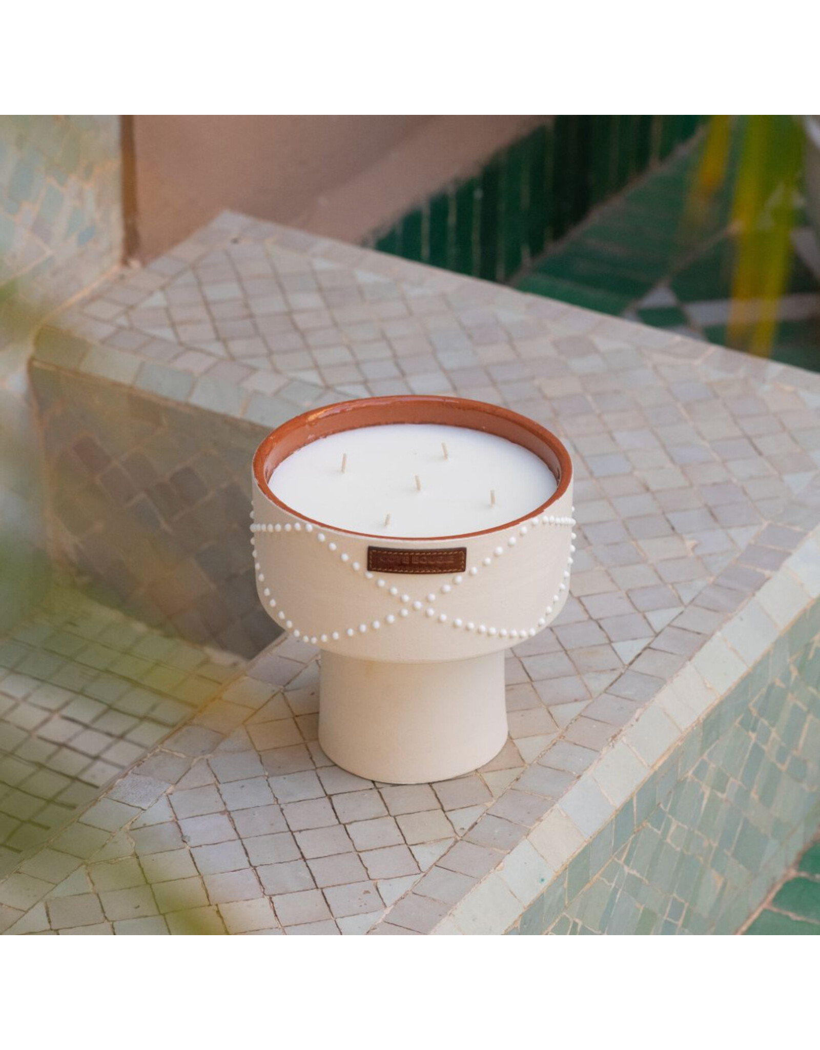 Côté Bougie Bougie Coupe Nomad Blanc, Dattes L