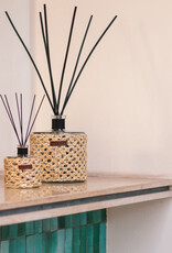 Côté Bougie Diffuser Raphia Cuir Yara, 500 mL, Rose Oud