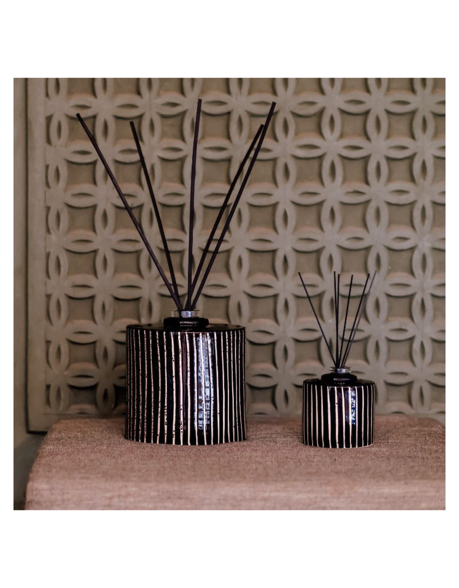 Côté Bougie Diffuser Ceramic Zebre 500ml, Mandarine Majorelle