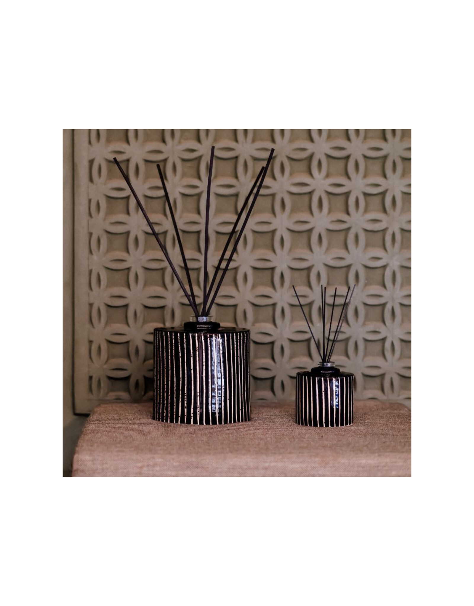 Côté Bougie Diffuser Ceramic Zebre 500ml, Mandarine Majorelle