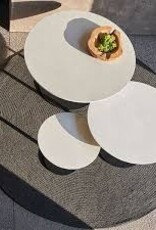 Butler Side Table, Pebble, CL, 15d x 18h