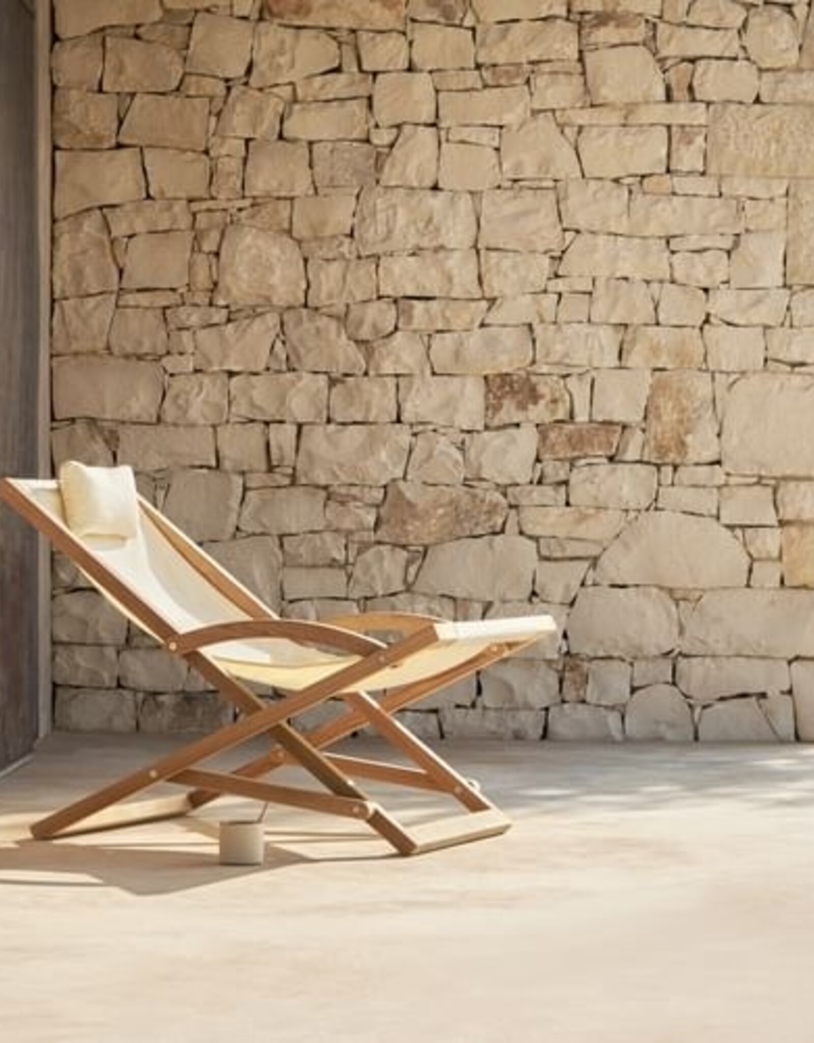 Beacher Lounge Chair, White