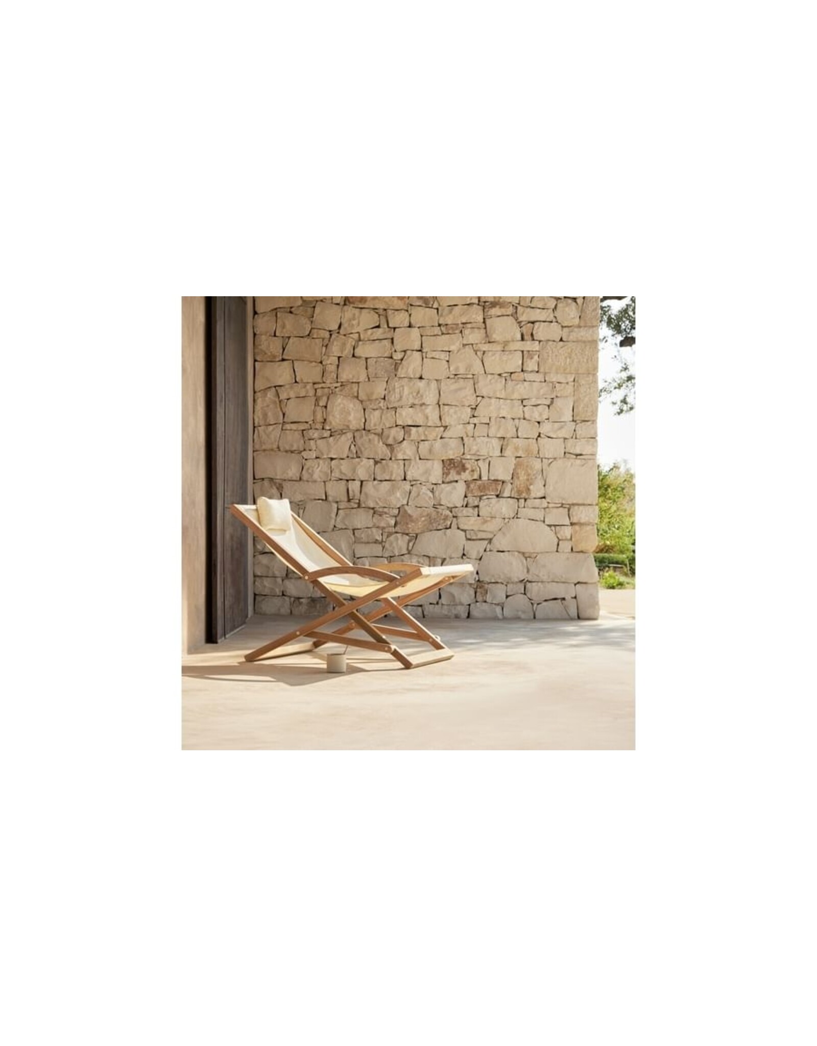 Beacher Lounge Chair, White
