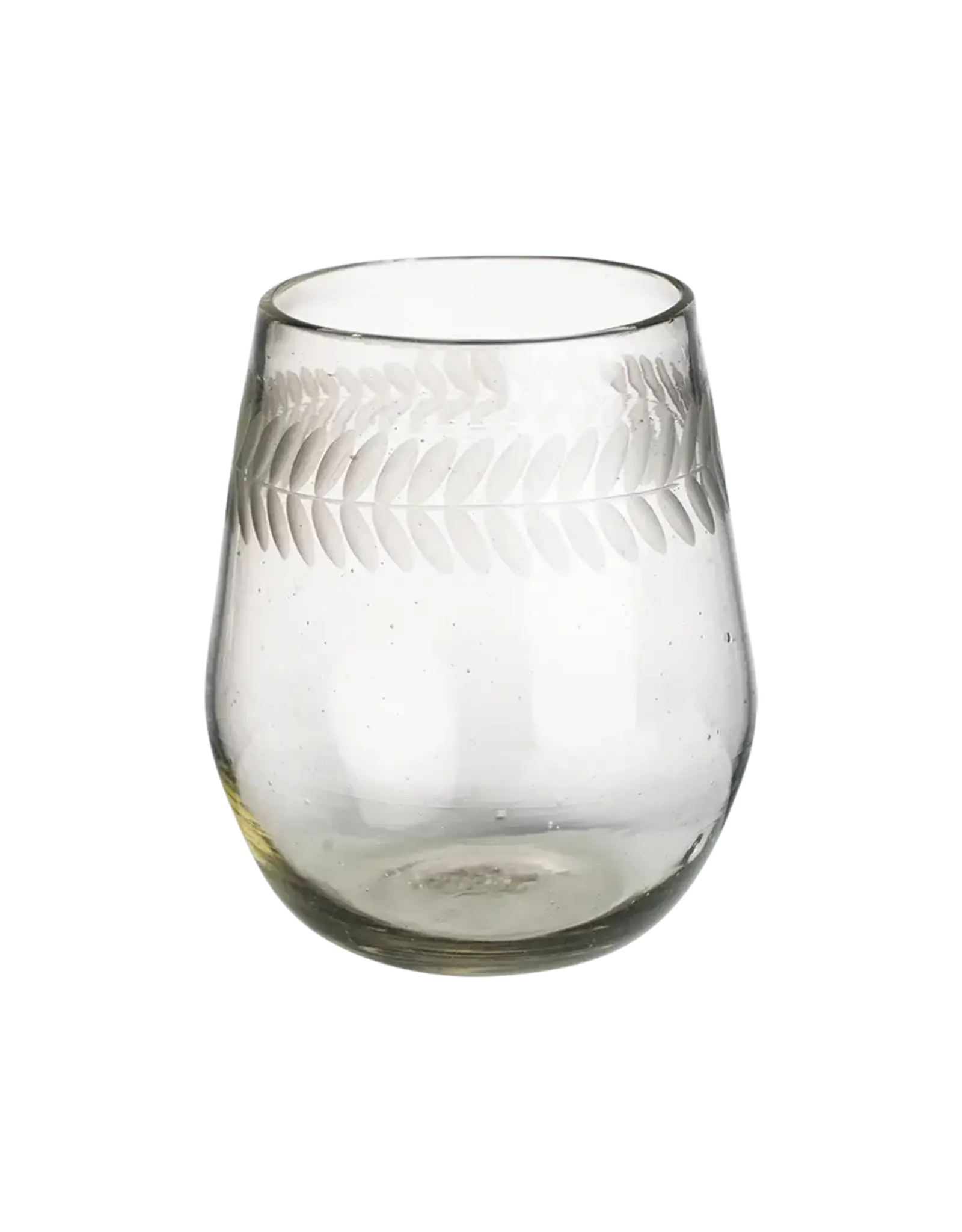 Honor Etched Stemless Wine Glass