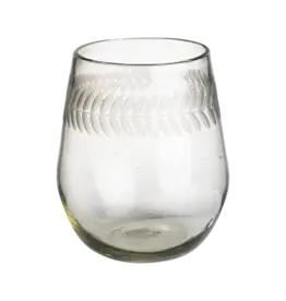 Honor Etched Stemless Wine Glass