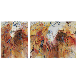 Spectrum of Happiness, Diptych 126 x 63