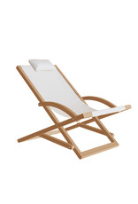Beacher Lounge Chair, White
