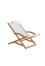 Beacher Lounge Chair, White Beacher Lounge Chair, White