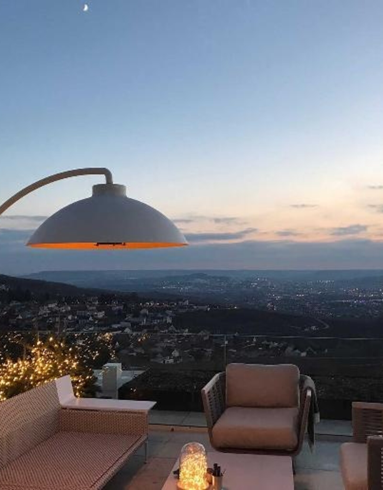 Heatsail DOME Light & Heater, Snow