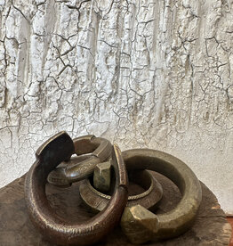 Antique Brass Cuff, Nigeria, c1900