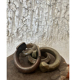 Antique Brass Cuff, Nigeria, c1900