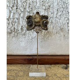 Gilt Scroll on Lucite, Italy 19th c, 12.5H